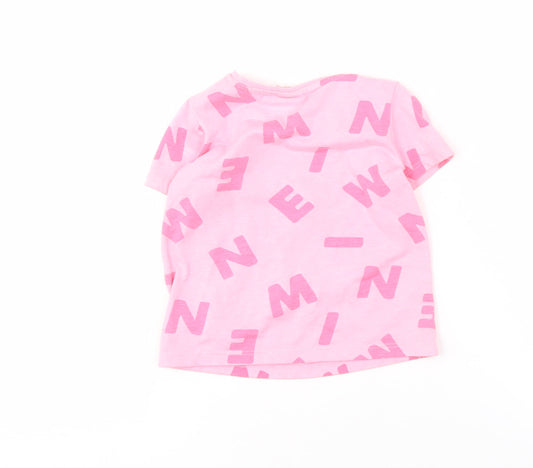 Disney Girls Pink Minnie Mouse T-Shirt 12 Months