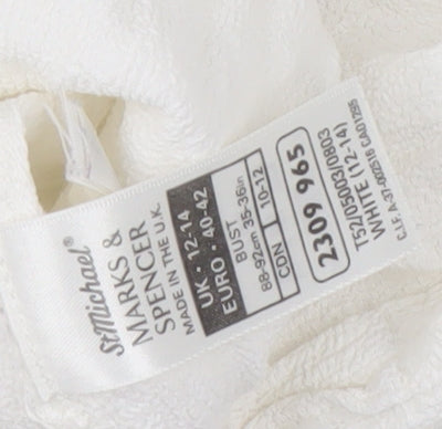 Marks and Spencer Women's White Blouse Size 12