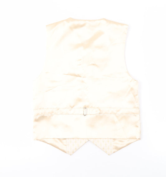 Next Boys Ivory Waistcoat, Size 9, Formal Three-Button