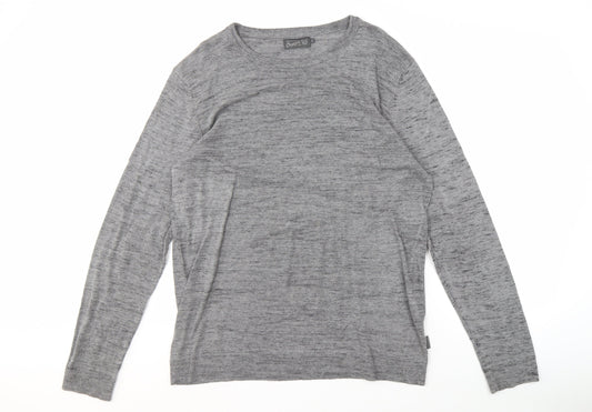 Jack & Jones Men's Grey 7XL Pullover Knit Jumper