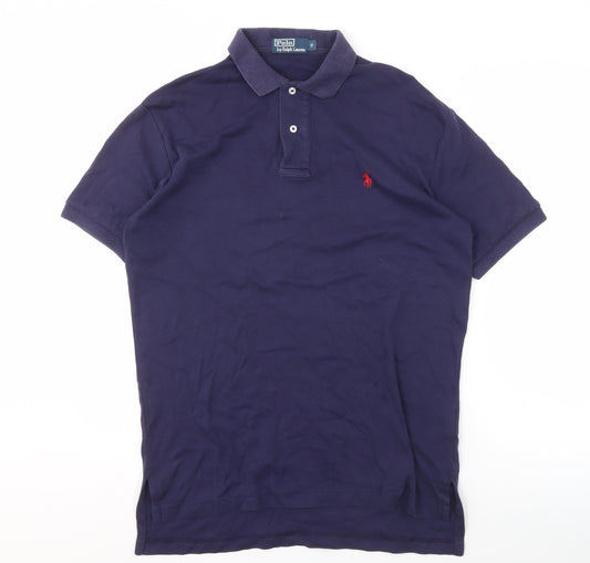 Polo Ralph Lauren Men's Blue Polo Shirt Size S
