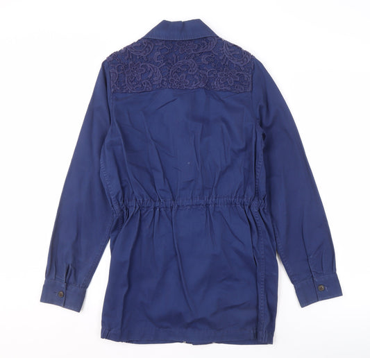 Tommy Hilfiger Women's Blue Jacket Size 18 Lace