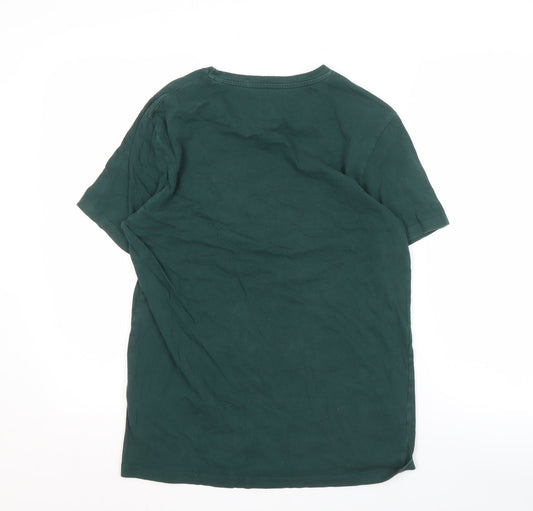 Jack & Jones Men's Green Logo T-Shirt Size M