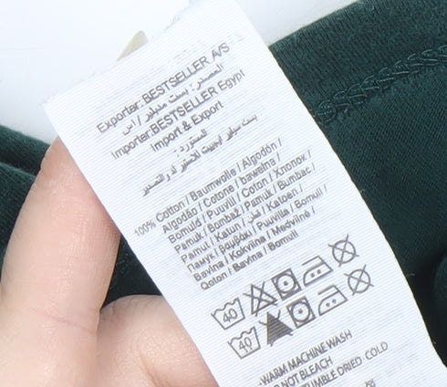 Jack & Jones Men's Green Logo T-Shirt Size M