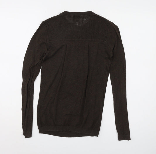 DKNY Jeans Women's Brown Pullover Jumper, Size S