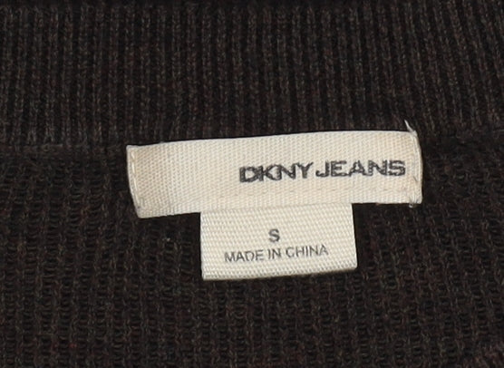 DKNY Jeans Women's Brown Pullover Jumper, Size S