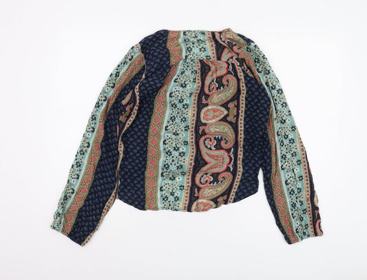 Hollister Women's Multicoloured XS Wrap Blouse