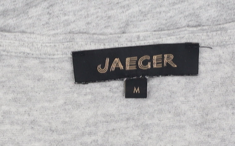 Jaeger Women's Medium Grey Cotton Tank Top, USA Theme