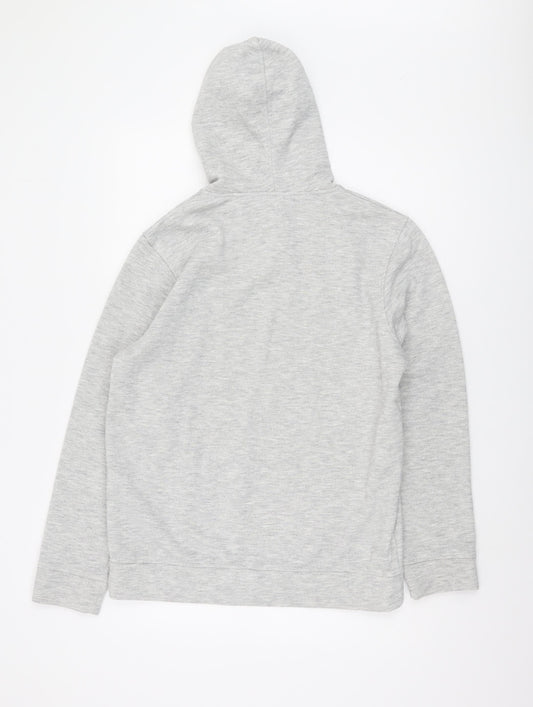 Jack & Jones Men's Grey Pullover Hoodie L