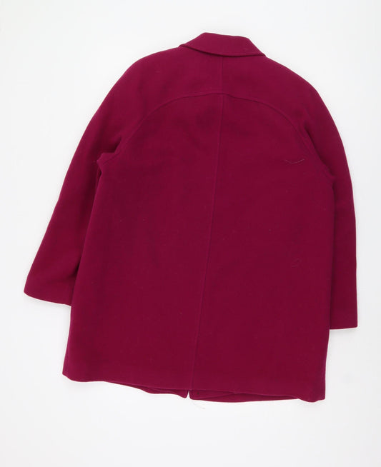 Eastex Women's Red Wool Overcoat Size 12 Vintage