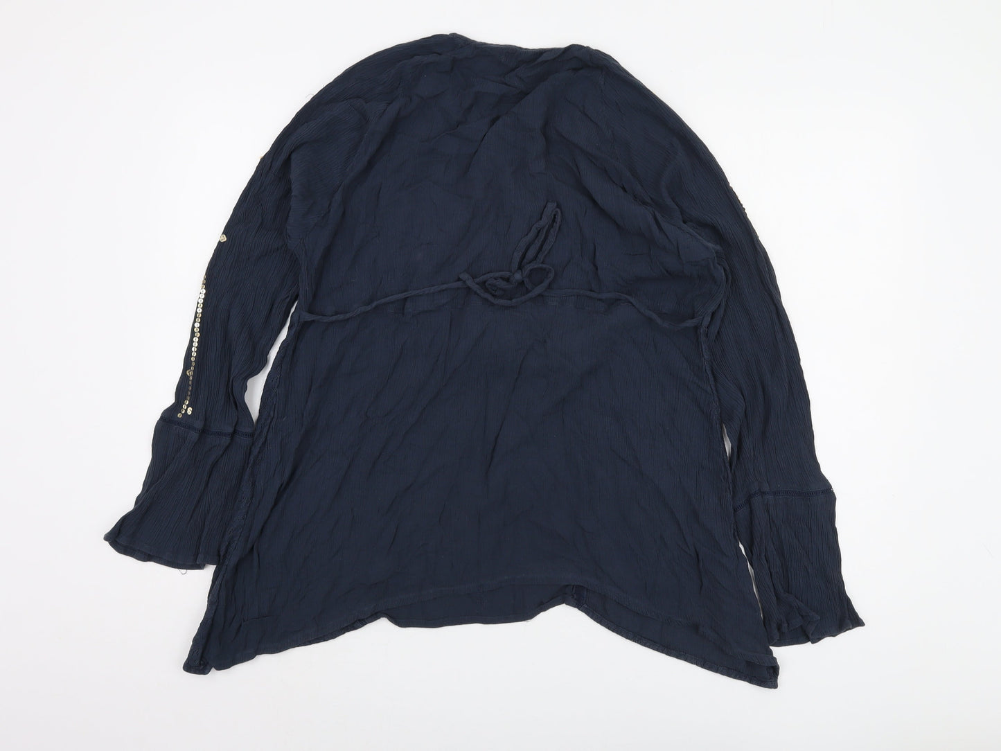 Joe Browns Women's Blue Sequin Tunic - Size 18, Long Sleeve