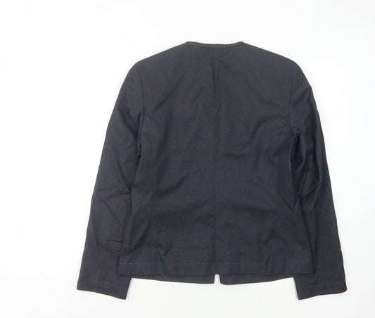 Marks and Spencer Women's Blue Classic Jacket Zip Size 10