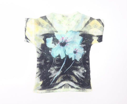 Bassini Women's Multicoloured Floral T-Shirt, Size S