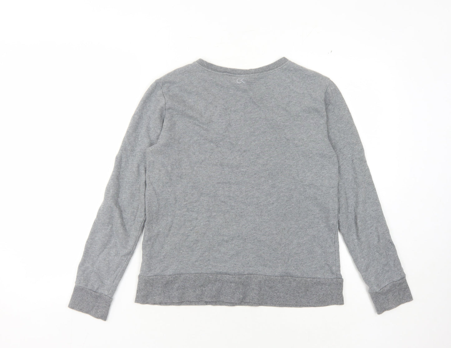 Calvin Klein Women's Grey Logo Sweatshirt XS