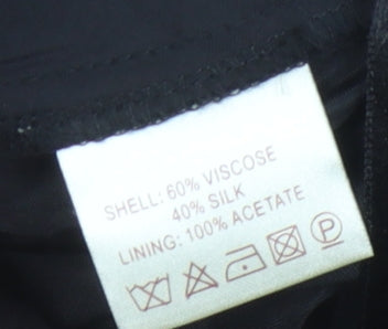 Phase Eight Women’s Black Floral Straight Skirt Size 10