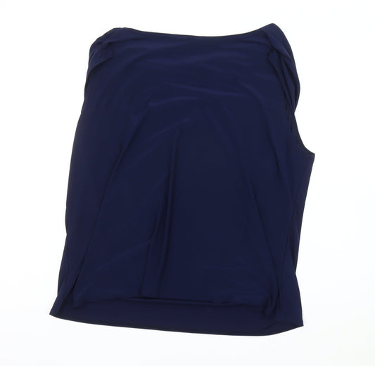 Bassini Women's Blue Camisole Blouse Size 22