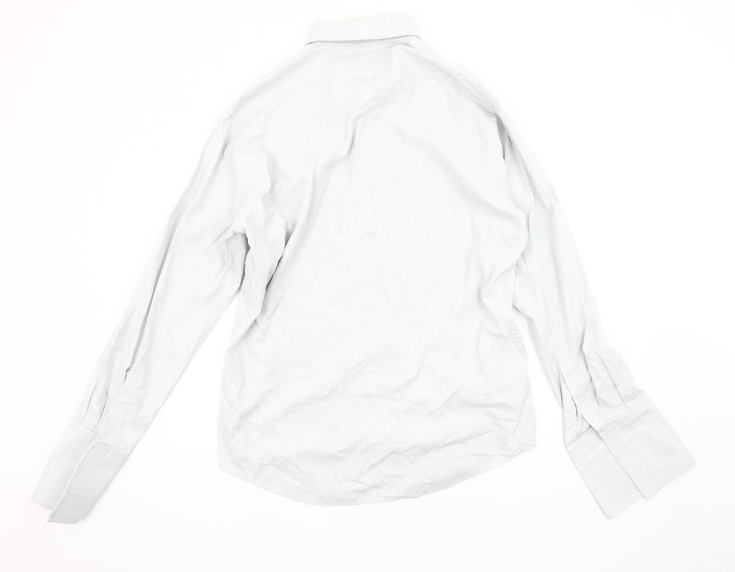 Charles Tyrwhitt Men's White Slim Fit Dress Shirt 44