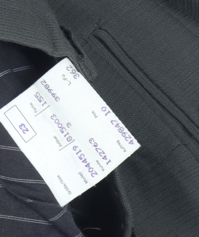 Benevento Men's Grey Dress Pants Straight Leg