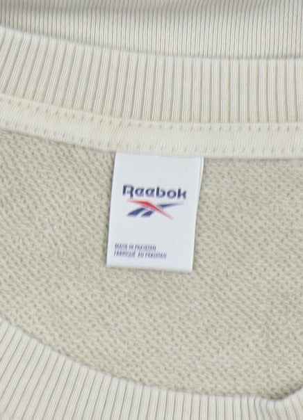 Reebok Men's Beige Pullover Sweatshirt Large