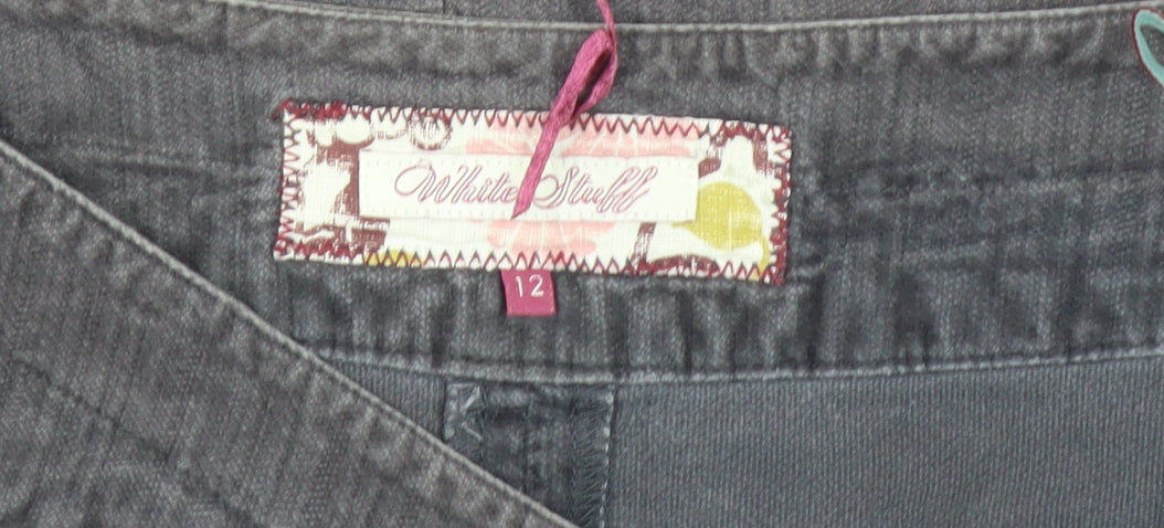 White Stuff Women's Grey Skirt Size 12
