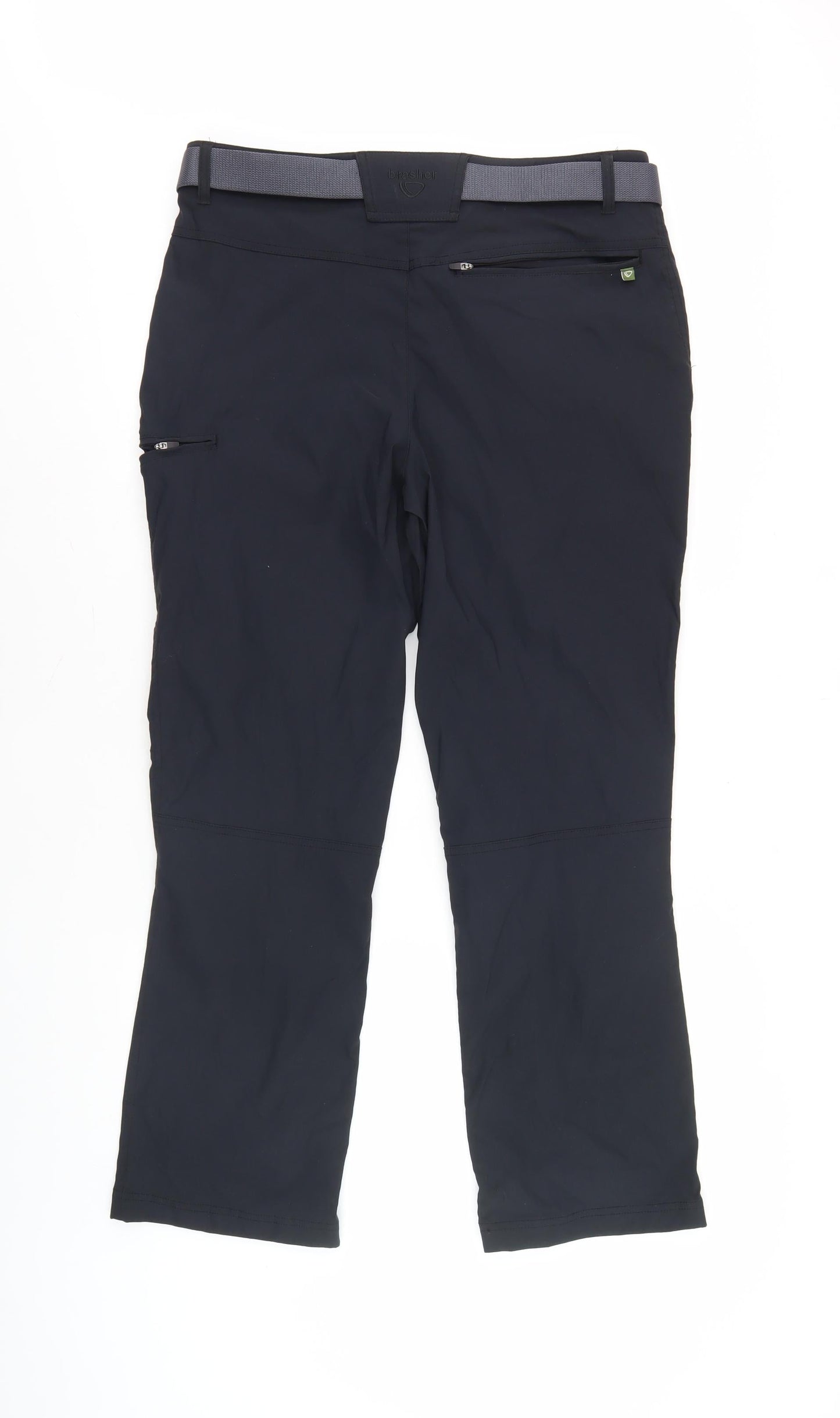 Brasher Men's Black Cargo Trousers 34