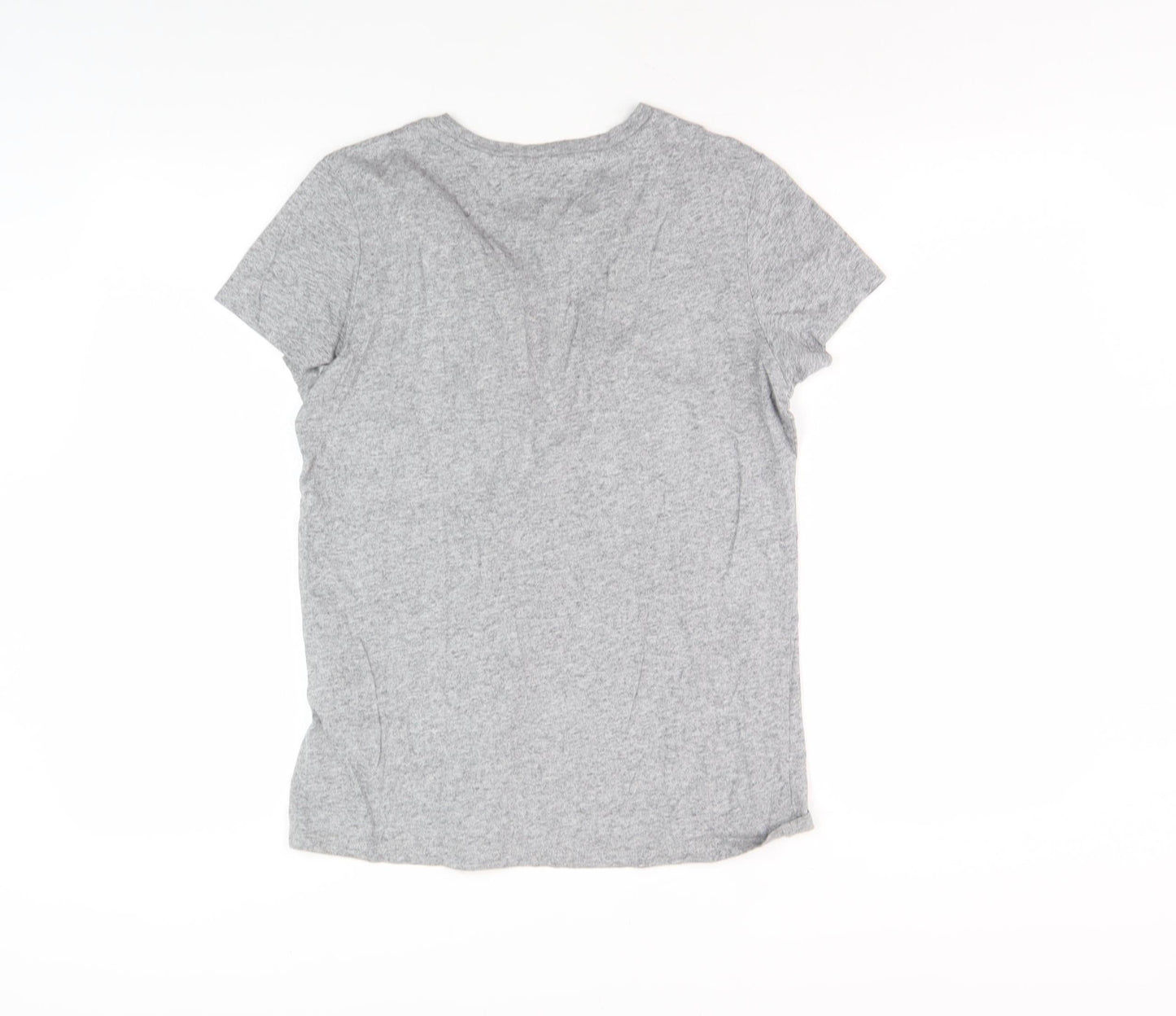 Levi's Women's Grey Cotton T-Shirt Crew Neck S