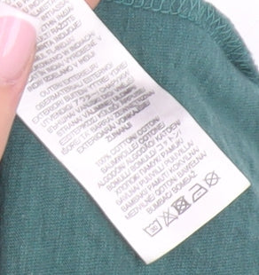 Seasalt Cornwall Green Midi A-Line Dress Size 14