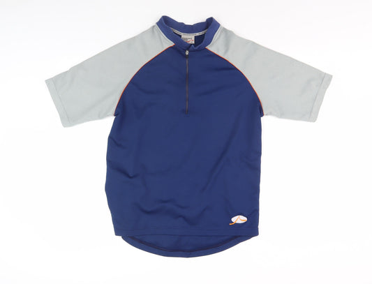 Mountain Ridge Men's Blue Cycling Jersey L