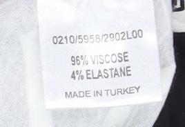 Hobbs Women's Black Chevron Dress 14 V-Neck