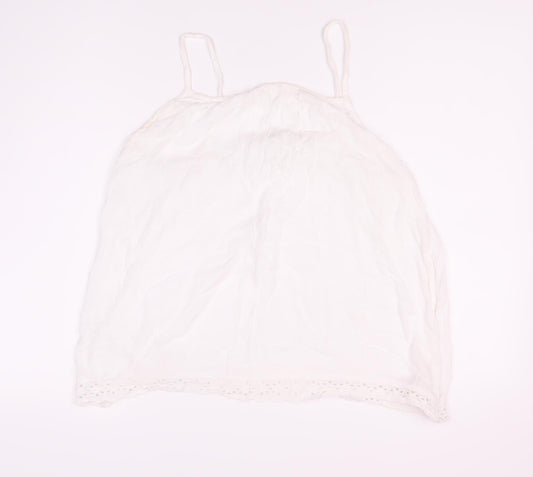 Fat Face Women’s White Camisole Tank Top, Size 18