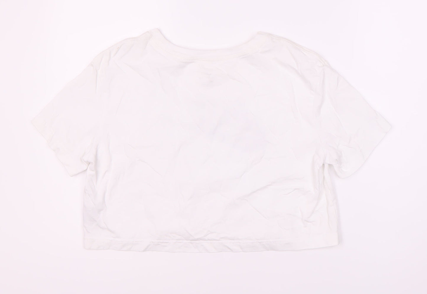Nike Women's White Basic T-Shirt, Size S, Casual Essential