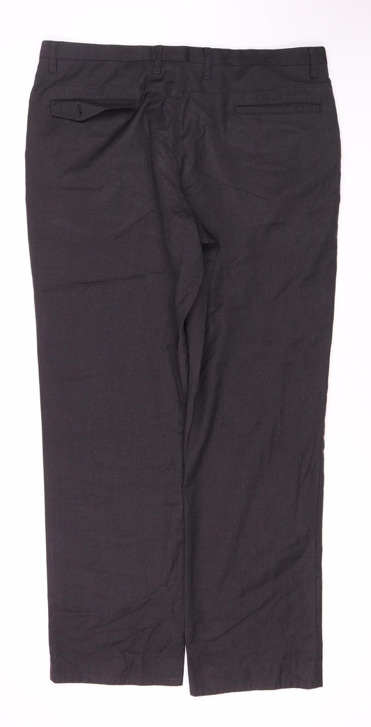 Next Women's Black Trousers 36R Regular Fit