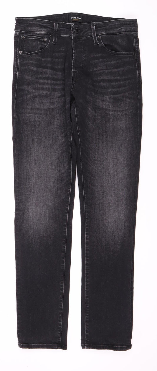 Jack & Jones Men's Black Skinny Jeans - Size 32