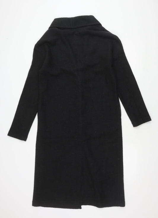 Paul Costelloe Women's Black Wool Blend Coatigan