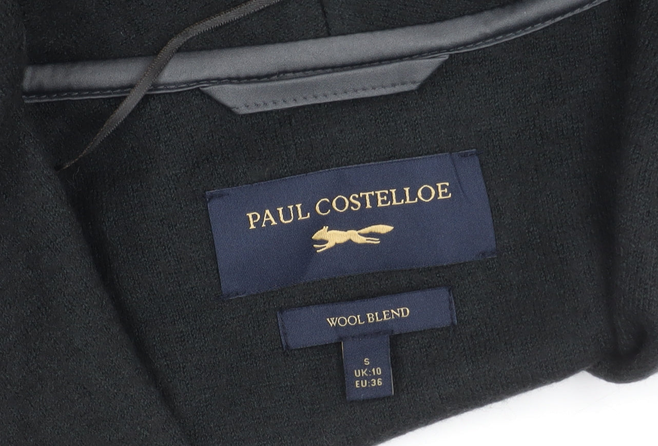 Paul Costelloe Women's Black Wool Blend Coatigan