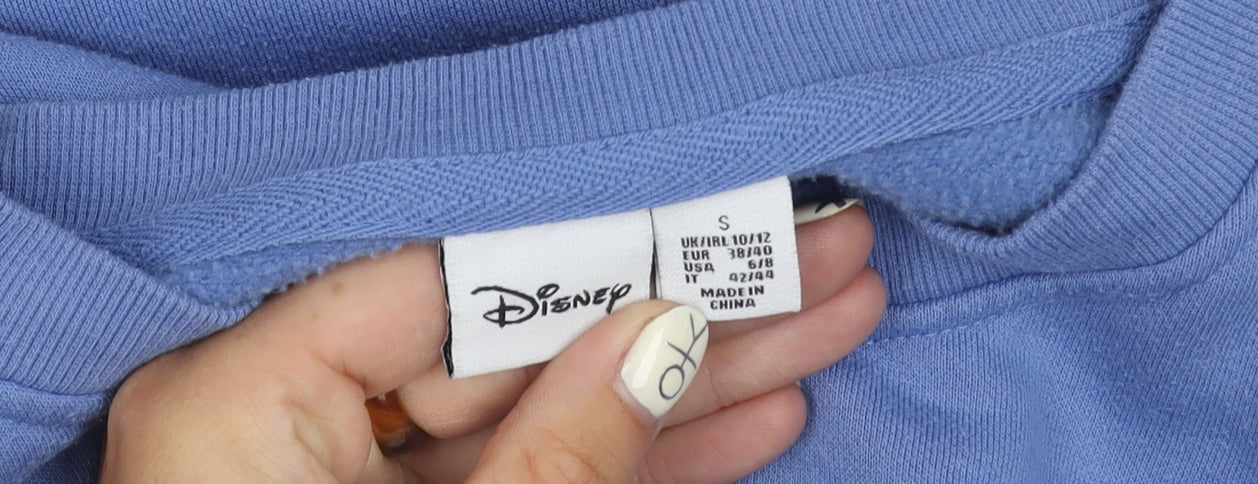 Disney Women’s Blue Stitch Sweatshirt Size 10