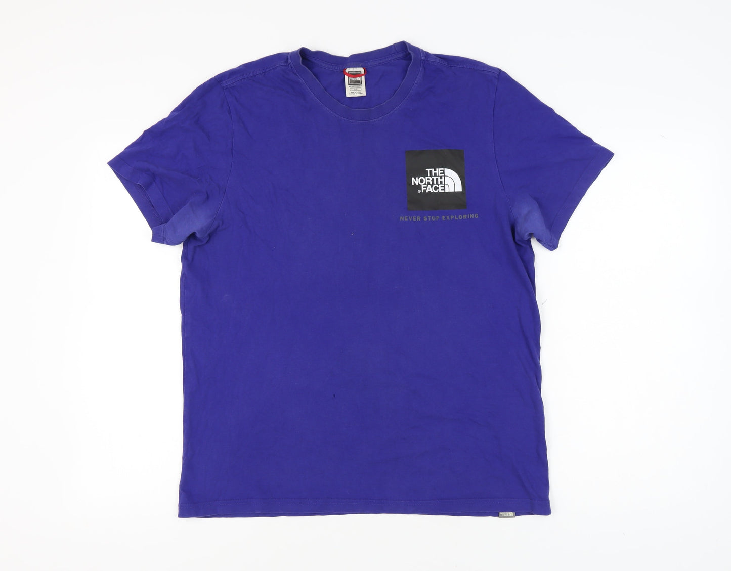 The North Face Men's Blue Logo T-Shirt Size L