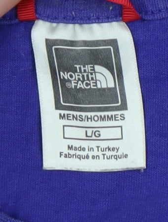 The North Face Men's Blue Logo T-Shirt Size L