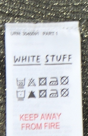 White Stuff Women’s Green Jumper Long Sleeve UK 8