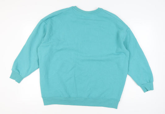 Disney Women's Blue Pullover Sweatshirt L