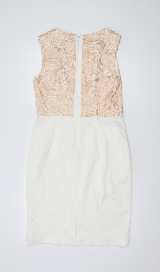 Fenn Wright Manson Women's Ivory Lace Dress Size 12