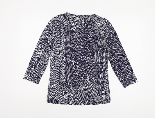 Austin Reed Women's Multicoloured 3/4 Sleeve Top S