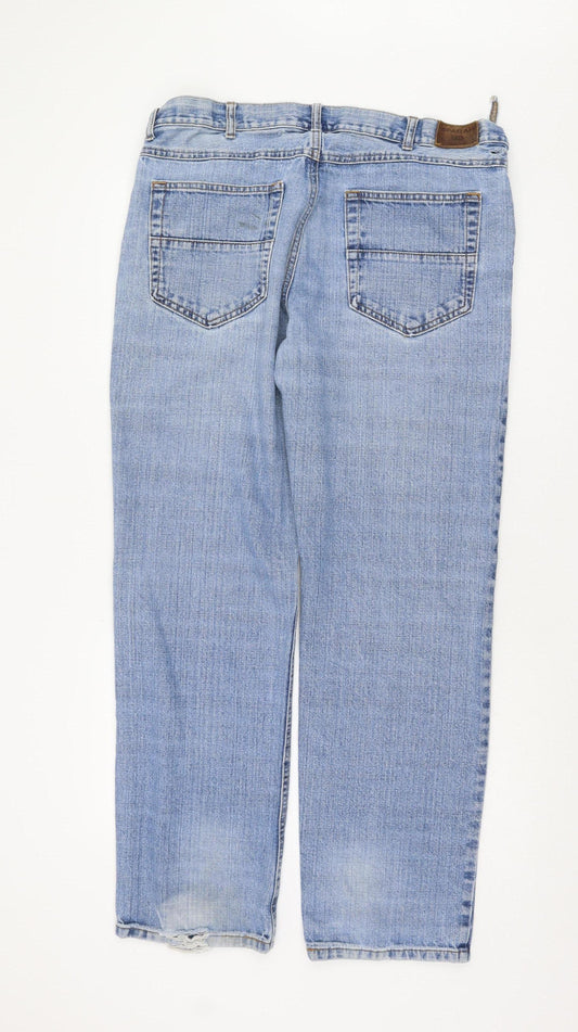 Farah Men's Blue Jeans Size 38 Light Wash Denim