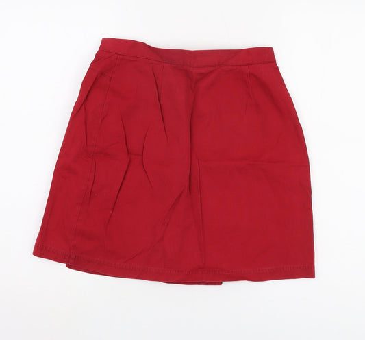 Next Ladieswear Red Cotton Skirt UK 10