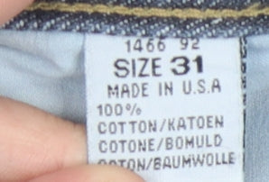 Diesel Men's Blue Straight Jeans Size 31 Vintage Denim