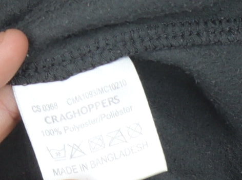 Craghoppers Men’s Black Fleece 1/4 Zip Sweatshirt L