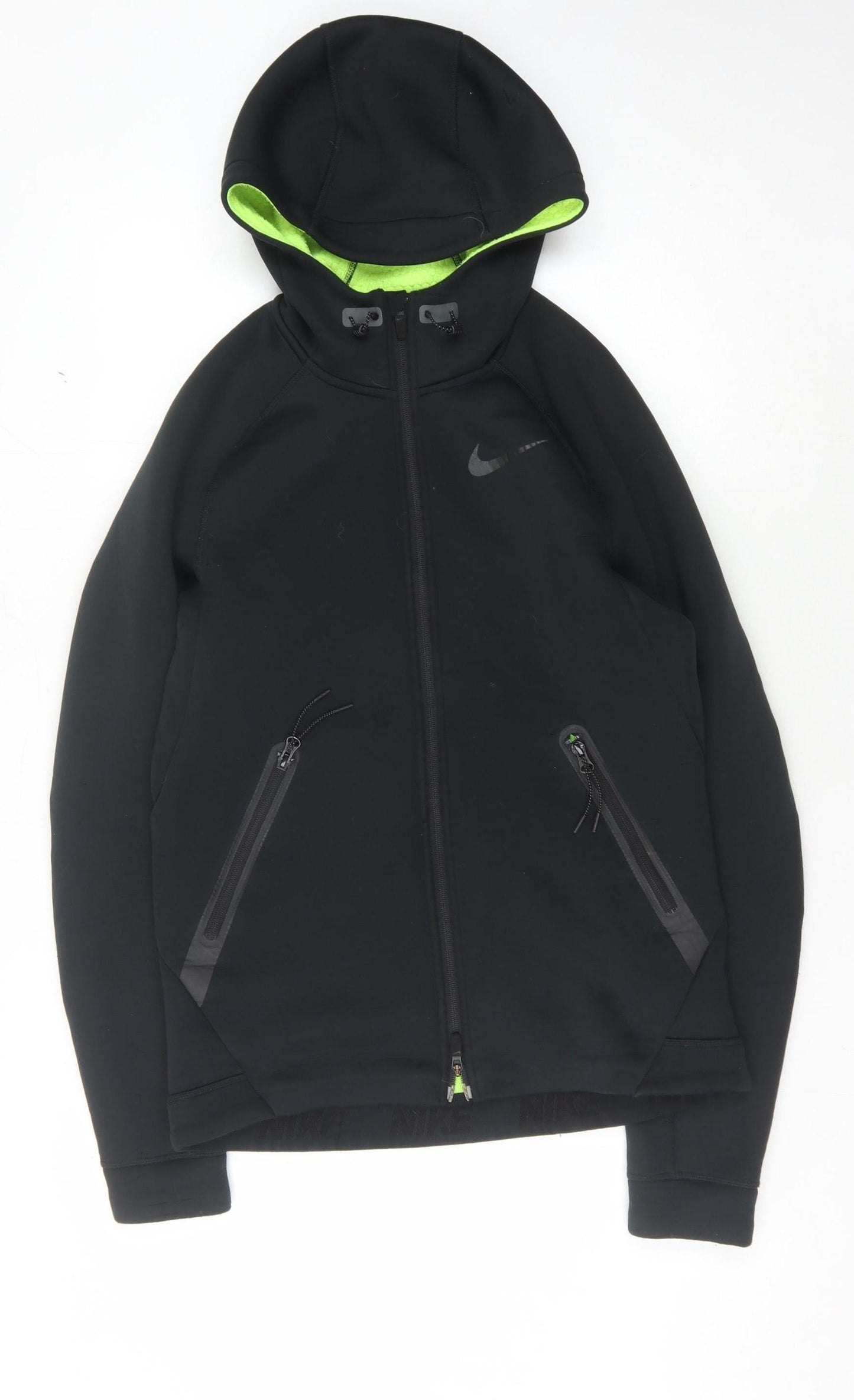 Nike Men's Black Full Zip Hoodie, S