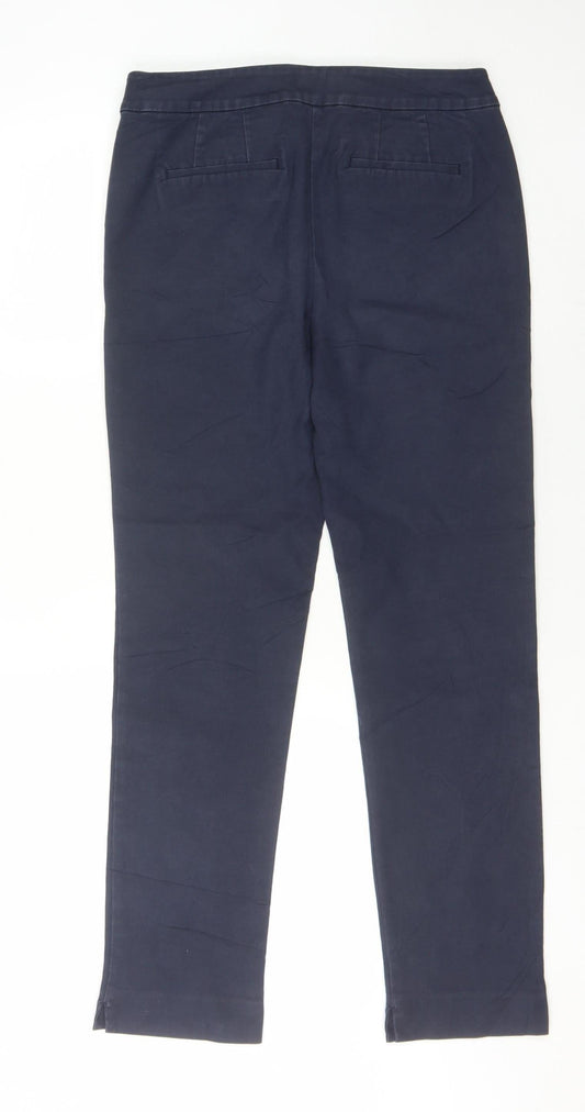 Boden Women's Blue Trousers - Size 12R, Stylish & Comfortable