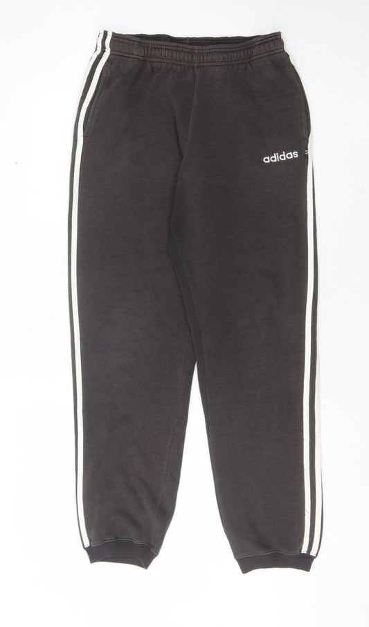 Additional front view of Adidas Men's Black Jogger Trousers, size 30