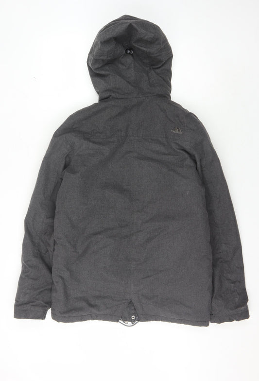 Trespass Men's Grey Parka Jacket 2XS Waterproof Winter